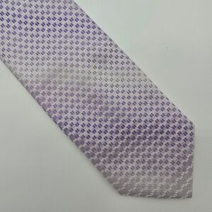 Pierre Cardin Men's Embroidered Silk Tie Lavender 3.75x60